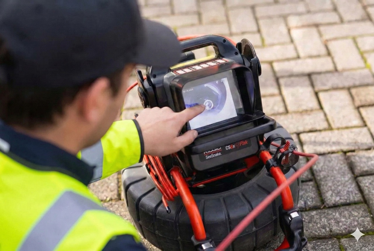 Kamera-Inspektion im Rohrsystem