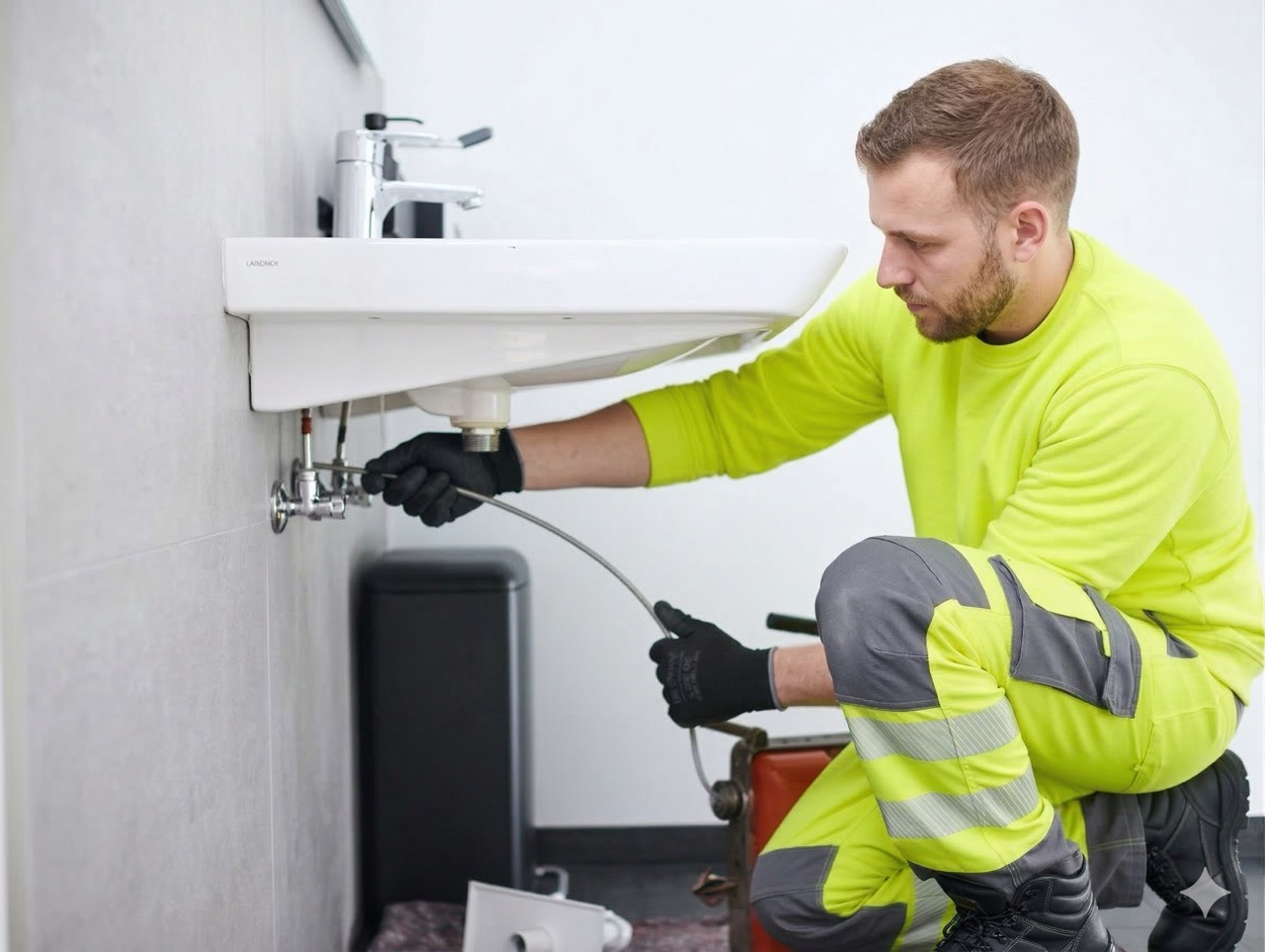 Rohrreinigung im Innenbereich